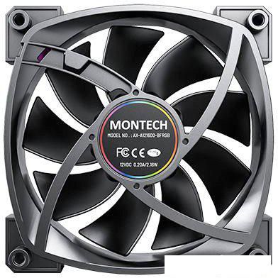 Вентилятор для корпуса Montech AX120 PWM (черный)