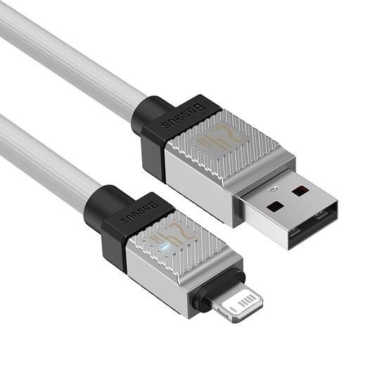 Кабель Baseus CoolPlay Series Fast Charging Data Cable 2.4A USB Type-A - Lightning (2 м, белый)