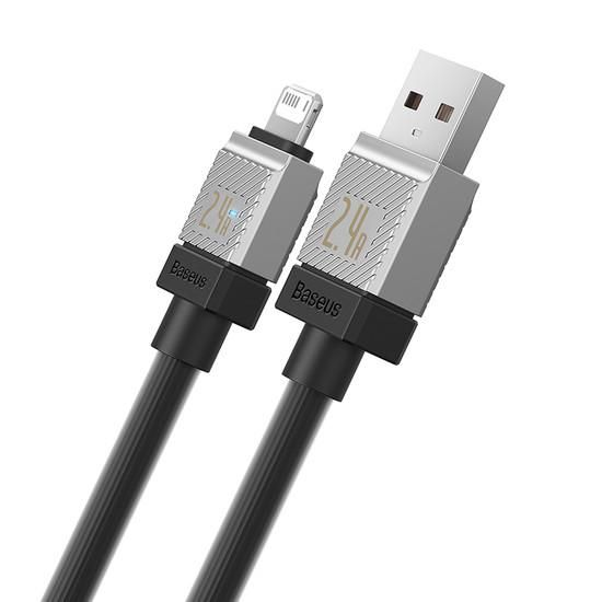 Кабель Baseus CoolPlay Series Fast Charging Data Cable 2.4A USB Type-A - Lightning (2 м, черный)