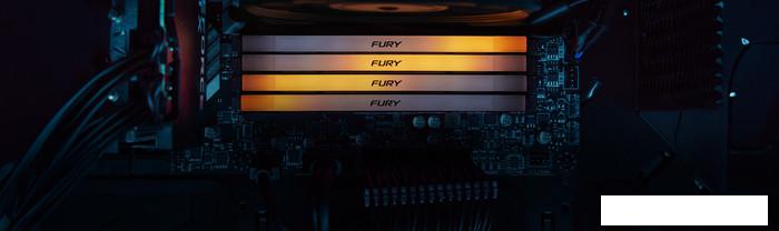 Оперативная память Kingston FURY Renegade RGB 8ГБ DDR4 3200МГц KF432C16RB2A/8