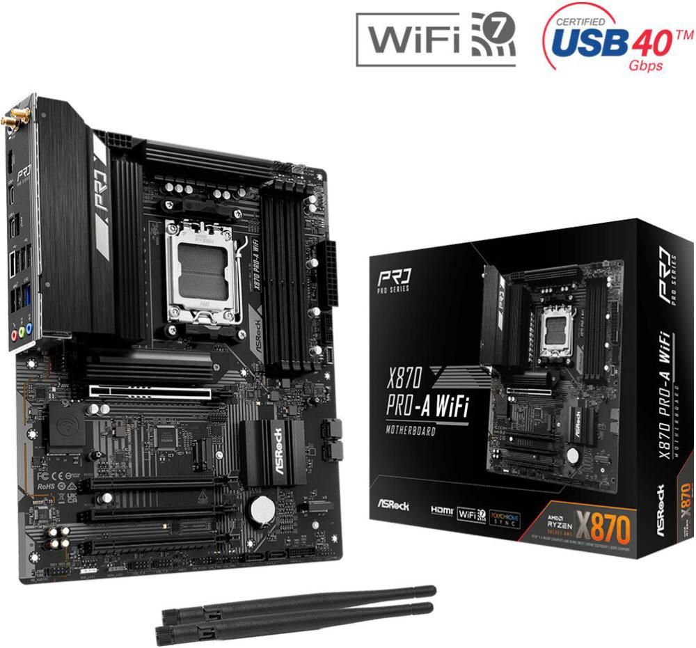 Материнская плата ASRock X870 Pro-A WiFi