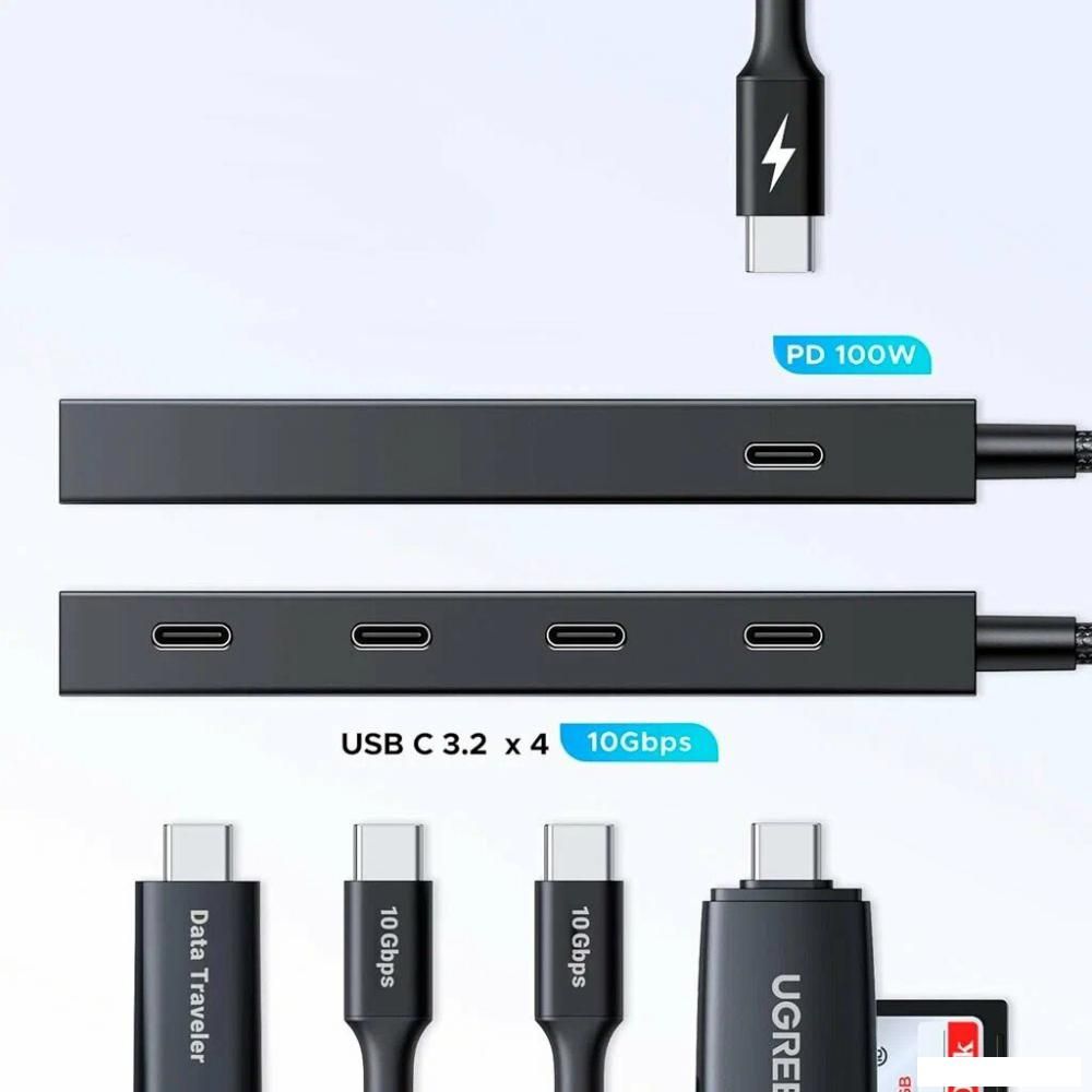 USB-хаб Ugreen CM806 55334