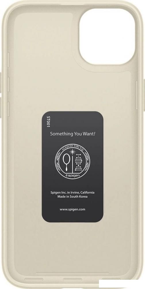 Чехол для телефона Spigen Thin Fit для iPhone 15 ACS06782 (бежевый)