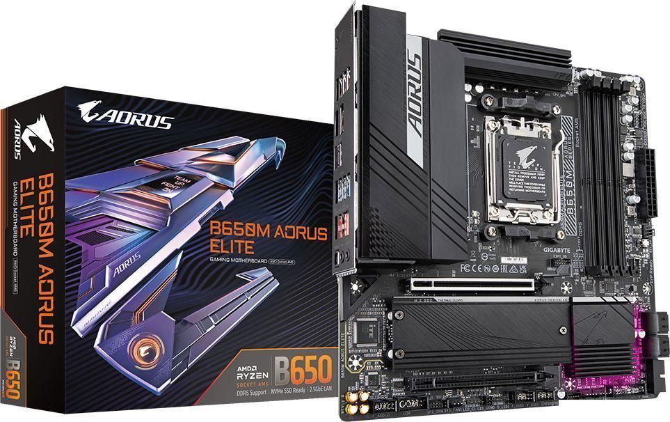 Материнская плата Gigabyte B650M Aorus Elite (rev. 1.0)