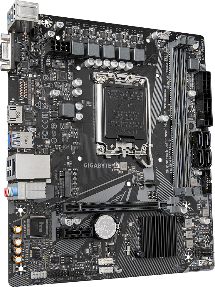 Материнская плата Gigabyte H610M H V3 DDR4 (rev. 1.0)
