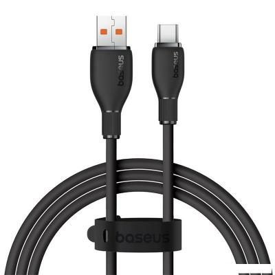 Кабели, адаптеры, разветвители Baseus Pudding Series USB Type-A - USB Type-C (1.2 м, черный)