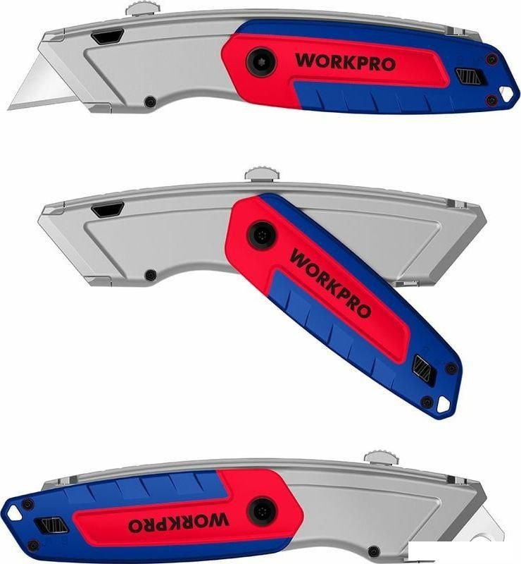 Нож строительный Workpro WP213016