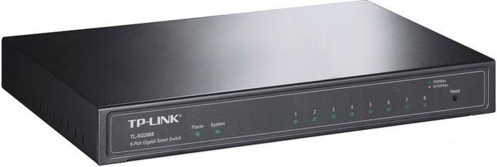 Управляемый коммутатор 2-го уровня TP-Link TL-SG2008