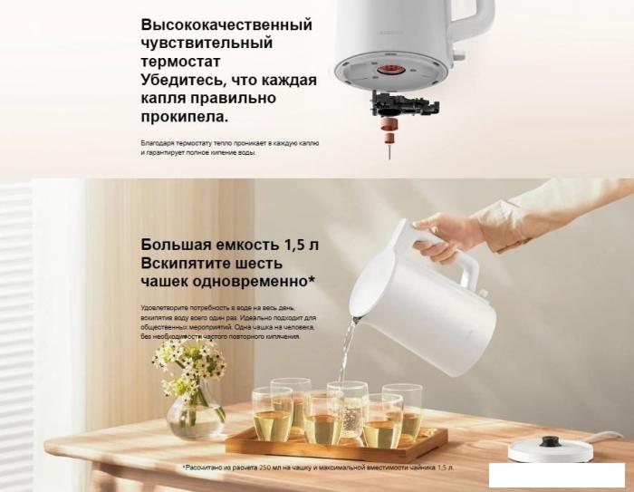 Электрический чайник Xiaomi Electric Kettle 2 Lite MJDSH06-A (евровилка)