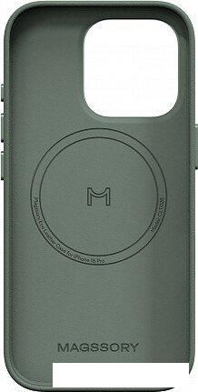 Чехол для телефона Magssory Eco Leather Case Khaki для iPhone 16 Pro CLT028k