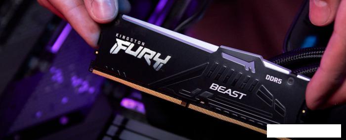 Оперативная память Kingston FURY Beast RGB 2x32ГБ DDR5 6000 МГц KF560C30BBEAK2-64