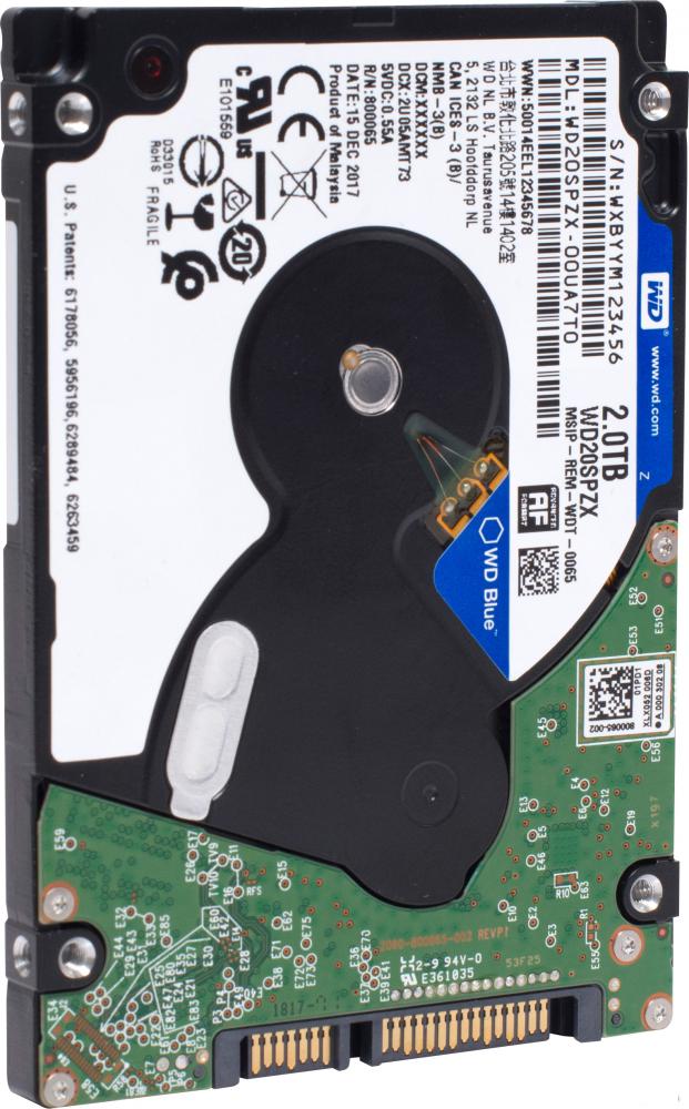 Жесткий диск WD Blue Mobile 2TB WD20SPZX