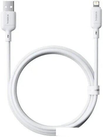 Кабель Baseus Silky Series Fast Charging Cable USB Type-A - Lightning (1 м, белый)