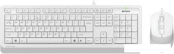 Офисный набор A4Tech Fstyler F1010 (белый/серый)