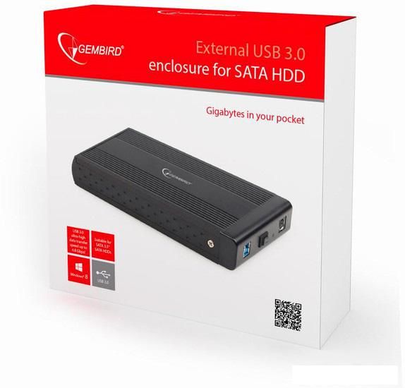 Бокс для накопителей 3.5" Gembird EE3-U3S-2