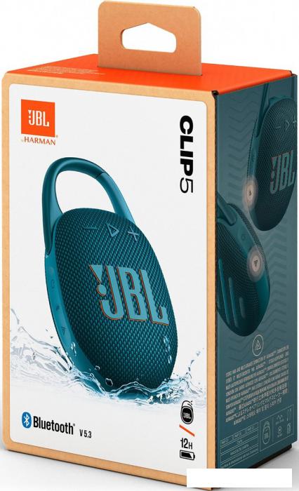 Беспроводная колонка JBL Clip 5 (темно-синий)