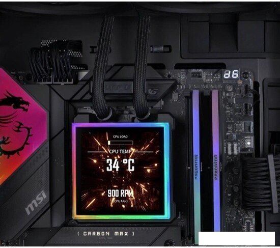 Система жидкостного охлаждения для процессора Lian Li HydroShift II LCD-S 360TL G89.GHS2LCDS36TB.R0