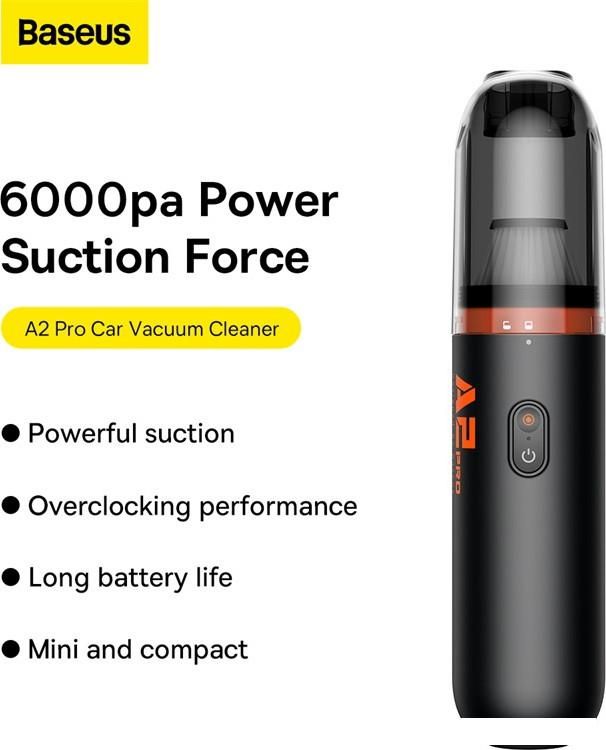 Автомобильный пылесос Baseus A2Pro Car Vacuum Cleaner VCAQ040001