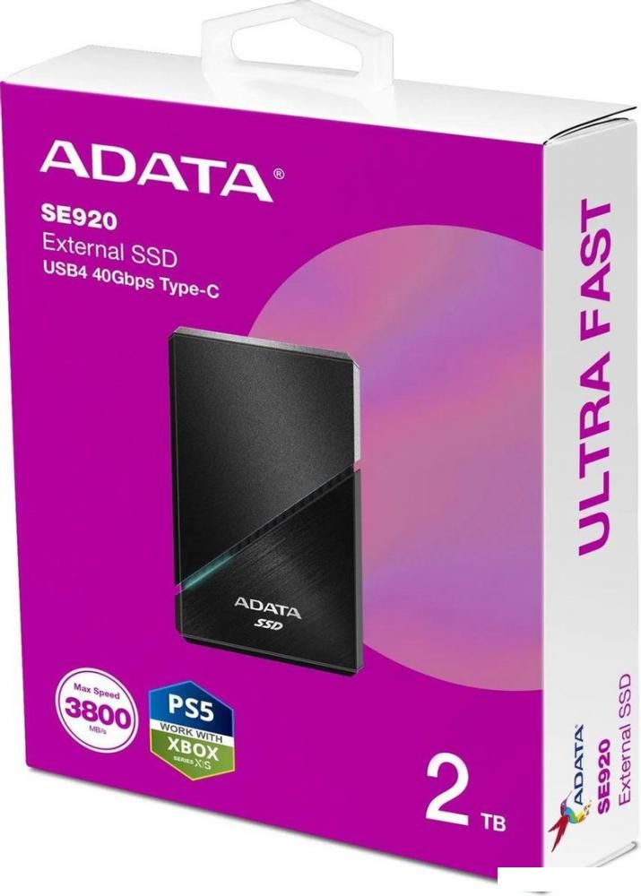 Внешний накопитель ADATA SE920 2TB SE920-2TCBK