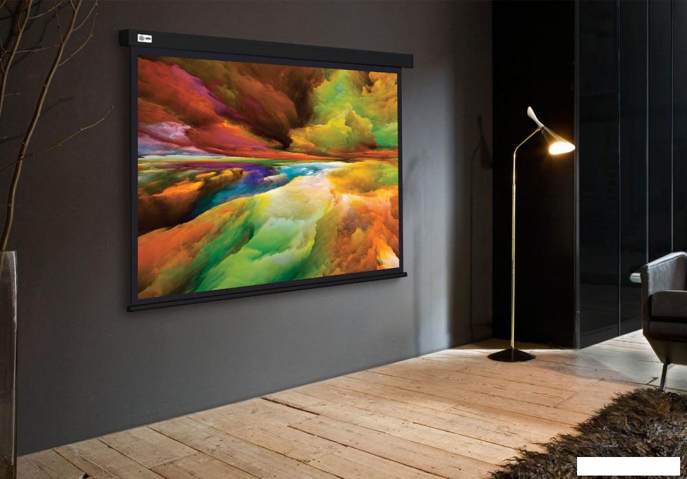 Проекционный экран CACTUS Wallscreen 206x274 CS-PSW-206X274-BK