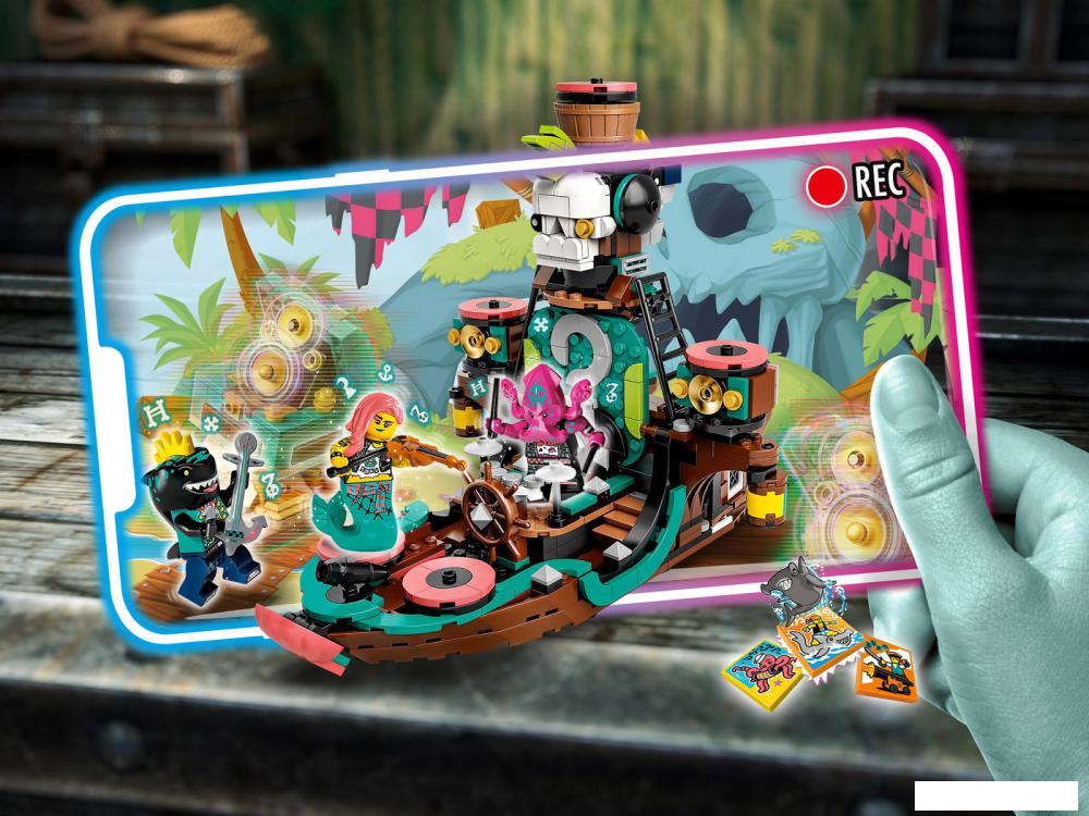 Конструктор LEGO Vidiyo 43114 Корабль Пирата Панка