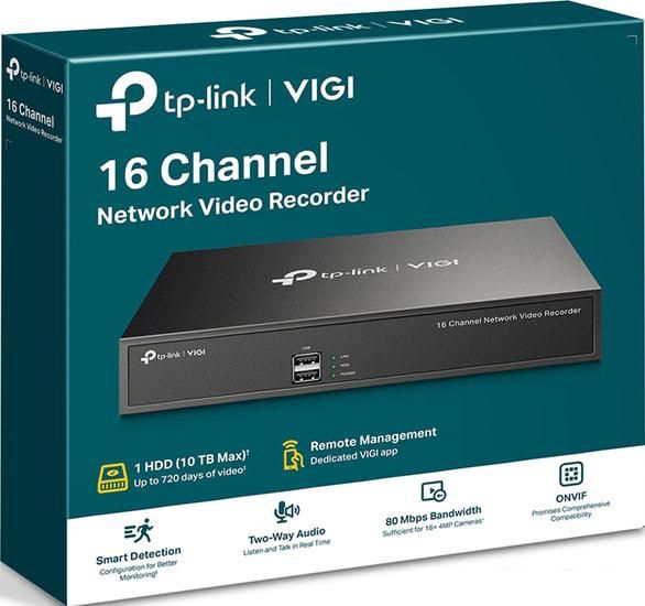 Сетевой видеорегистратор TP-Link Vigi NVR1016H