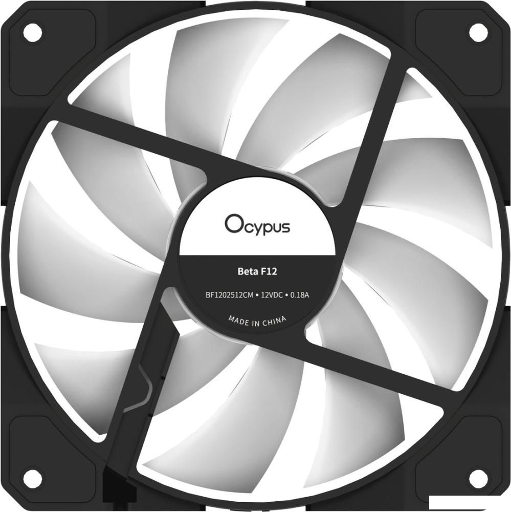 Вентилятор для корпуса Ocypus Beta F12 BK ARGB Reverse Blade Beta-F12-BK1AM01X-GL