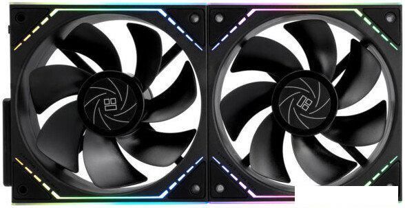 Комплект вентиляторов для корпуса Thermalright TL-M12QR X2 (черный)