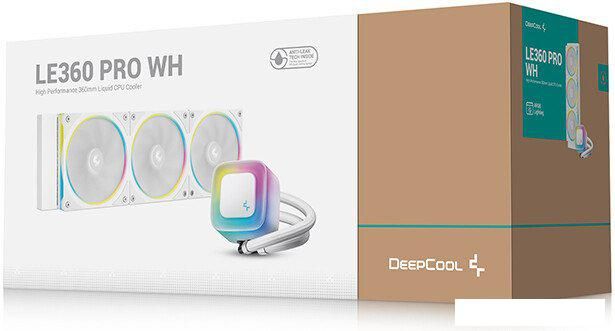 Система жидкостного охлаждения для процессора DeepCool LE360 PRO WH R-LE360PRO-WHAMMC-G-1