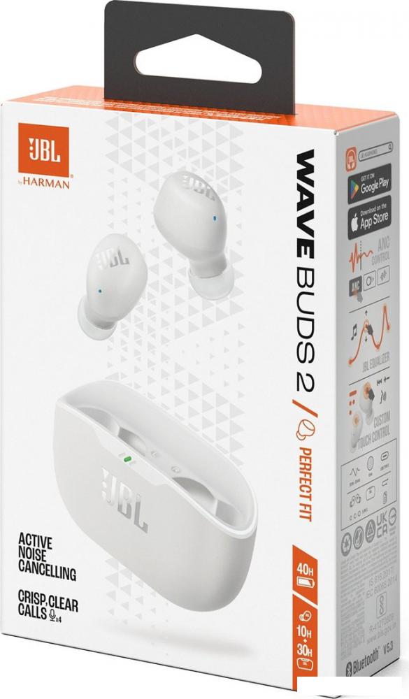 Наушники JBL Wave Buds 2 (белый)