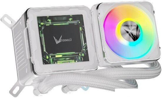 Система жидкостного охлаждения для процессора Formula Cryo Wing Digi 240 (белый)