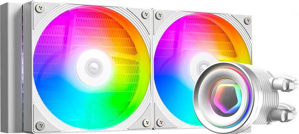 Система жидкостного охлаждения для процессора ID-Cooling FX240 INF White