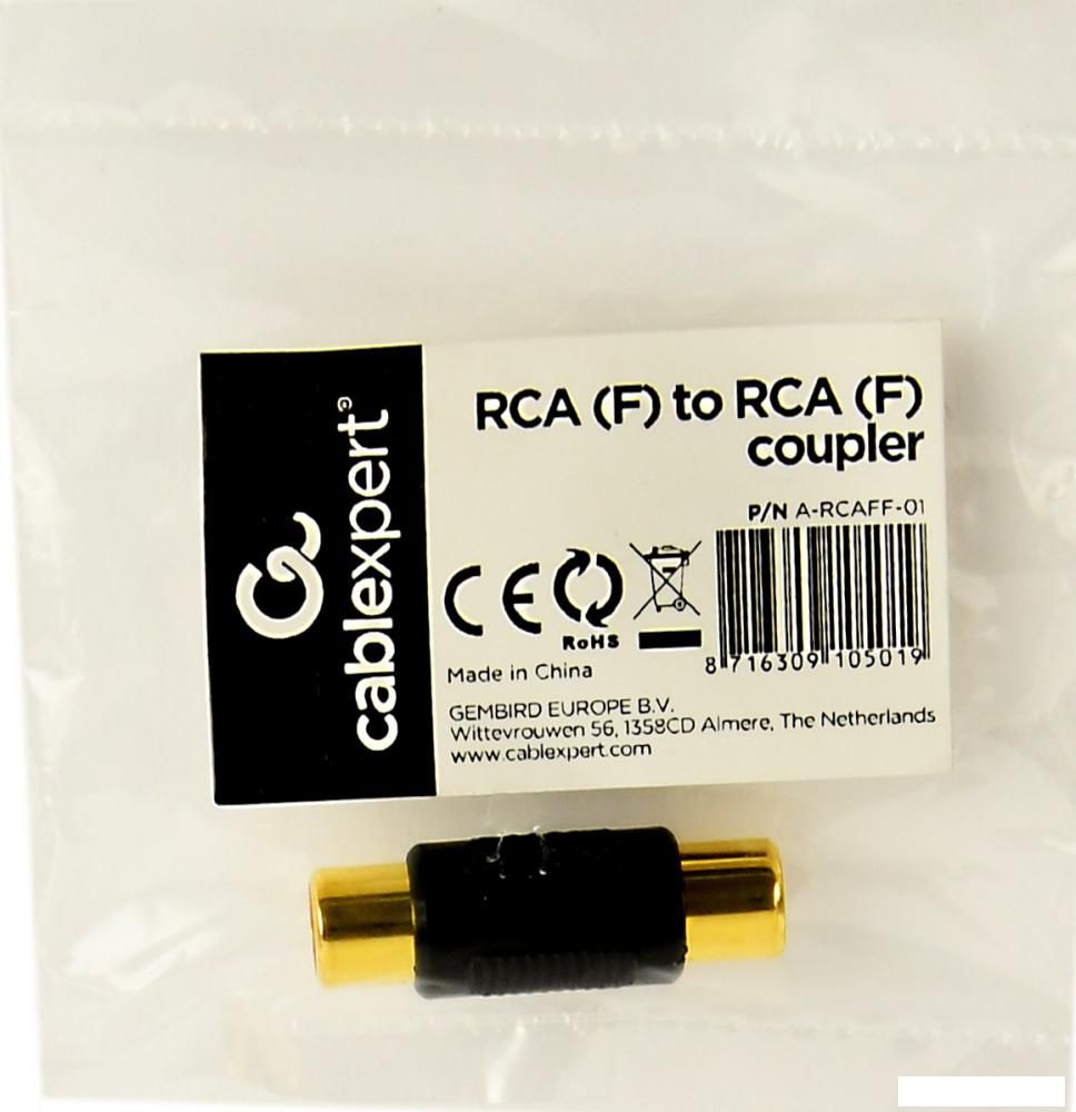 Адаптер Cablexpert A-RCAFF-01