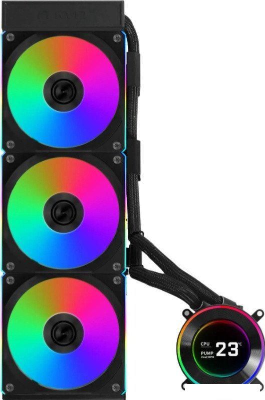 Система жидкостного охлаждения для процессора Lian Li Hydroshift II LCD-C 360CL GHS2LCD36RB G89.GHS2LCD36RB.R0