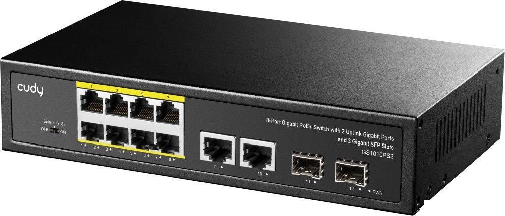 Неуправляемый коммутатор Cudy GS1010PS2 1.0