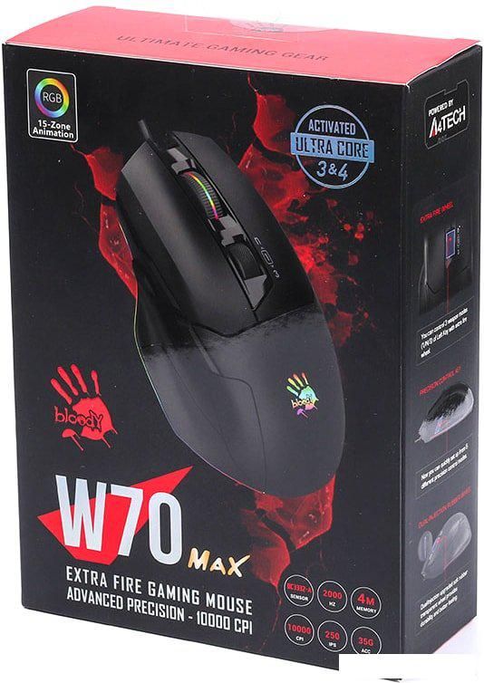Игровая мышь A4Tech Bloody W70 Max (черный)