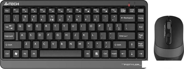 Офисный набор A4Tech Fstyler FG1110 (черный/серый)