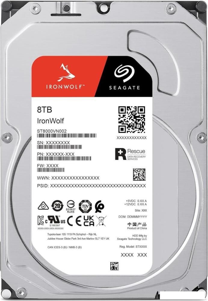 Жесткий диск Seagate IronWolf 8TB ST8000VN002