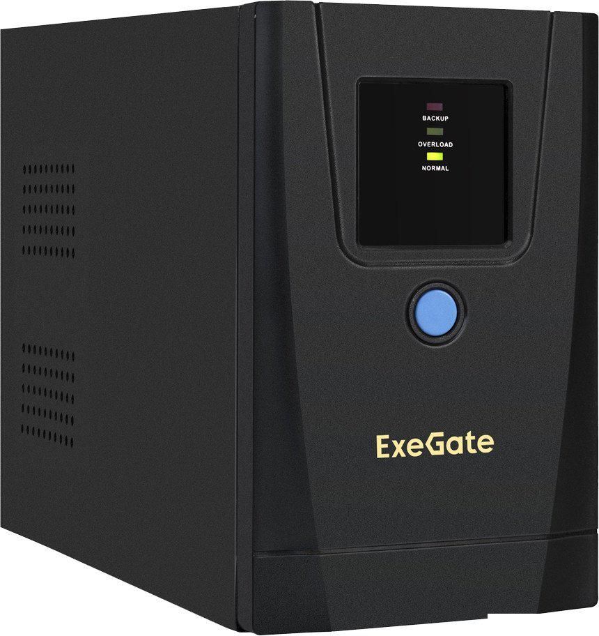 Источник бесперебойного питания ExeGate SpecialPro UNB-650.LED.AVR.1SH.2C13 EX292767RUS