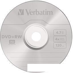 DVD+RW диск Verbatim 4.7Gb 4x 43489 (25 шт.)