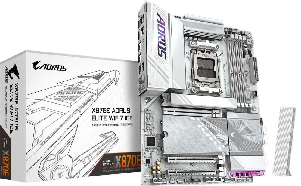 Материнская плата Gigabyte X870E Aorus Elite WiFi7 Ice