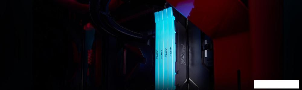 Оперативная память Kingston FURY Renegade RGB 8ГБ DDR4 3600 МГц KF436C16RB2A/8