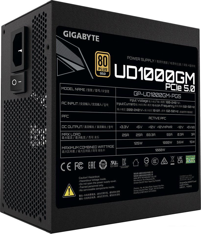 Блок питания Gigabyte UD1000GM PG5