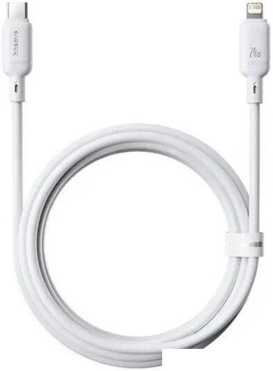 Кабель Baseus Silky Series Fast Charging Cable USB Type-C - Lightning (2 м, белый)