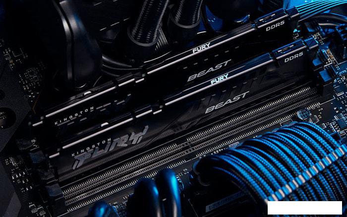 Оперативная память Kingston FURY Beast 16ГБ DDR5 5600 МГц KF556C40BB-16