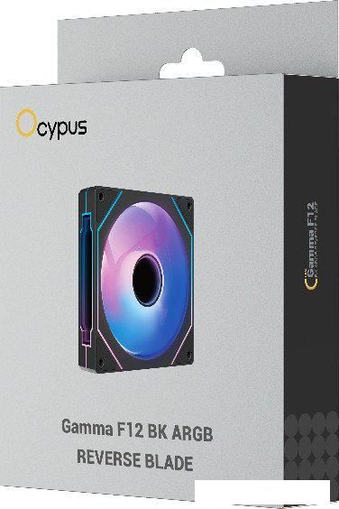 Вентилятор для корпуса Ocypus Gamma F12 BK ARGB Reverse Blade