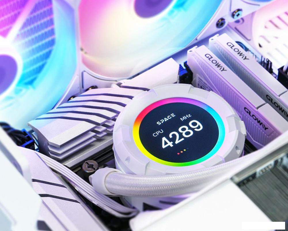 Жидкостное охлаждение для процессора ID-Cooling Space SL240 XE WHITE