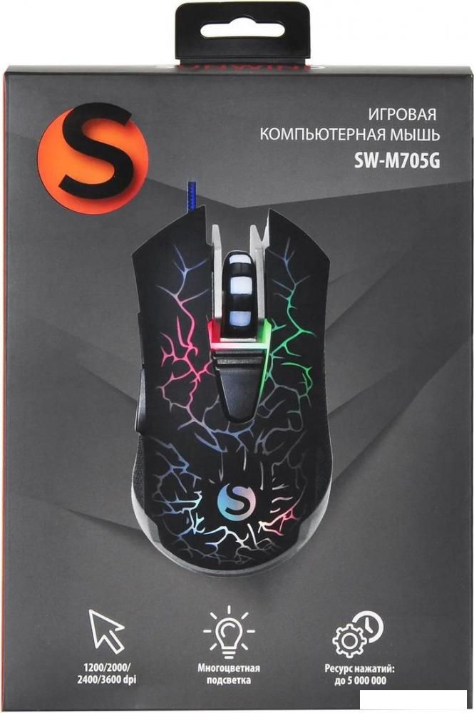 Игровая мышь SunWind SW-M705G