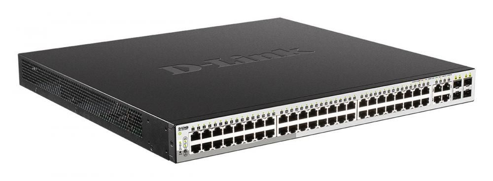 Управляемый коммутатор 2-го уровня D-Link DGS-1210-52MP/F4A