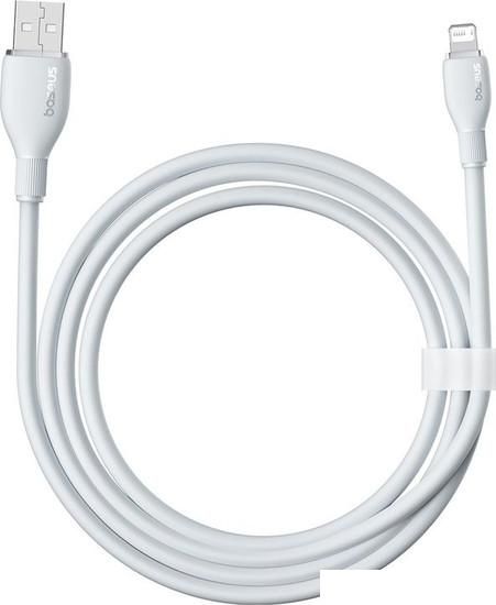 Кабель Baseus Pudding Series Fast Charging Cable 2.4A USB Type-A - Lightning (1.2 м, белый)